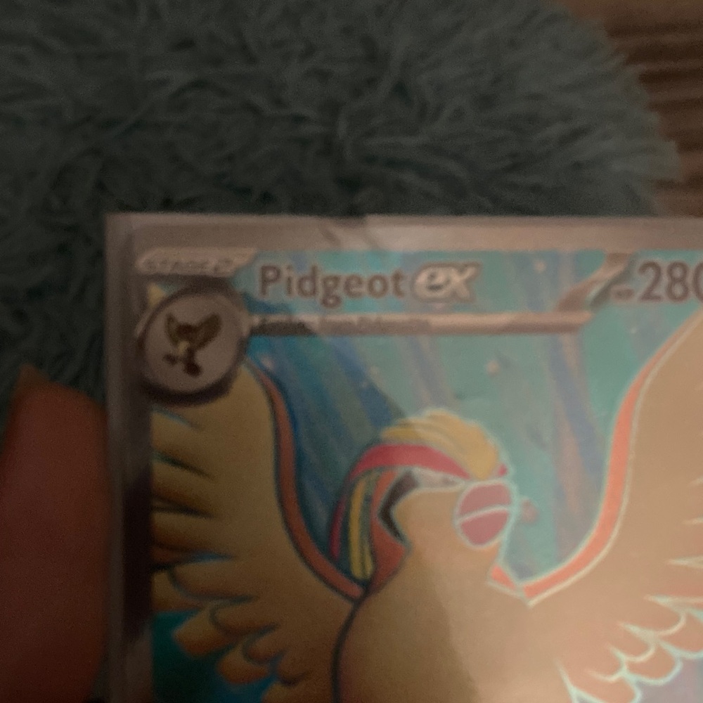 Pidgeot EX Trading Card - Blue and Gold - Picture 8 of 10